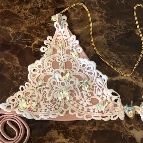 Beautifully Detailed Sequined 2-Piece Bikini NWT - Picture 8 of 8